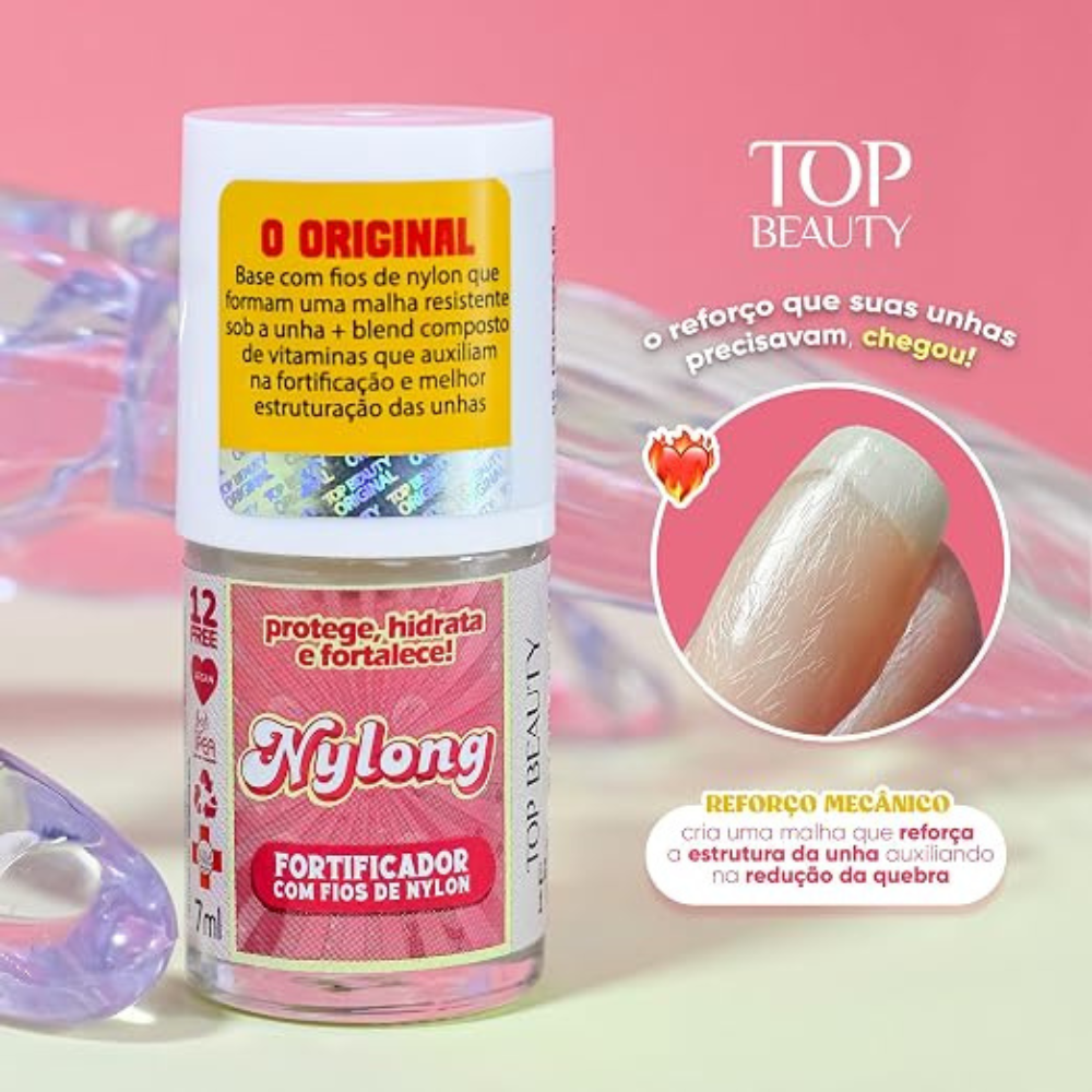 Base Fortificadora Nylong Top Beauty 7ml
