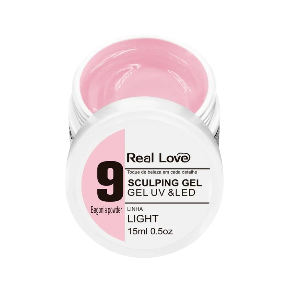 Sculpting Gel Light Real Love 15g Begônia Powder 9
