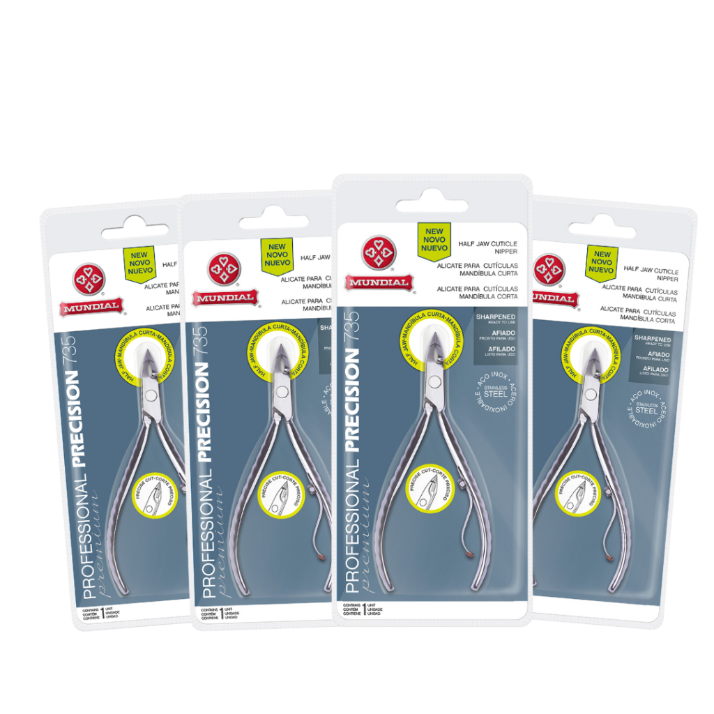 Alicate Para Cutículas Profissional 735 Em Inox Mundial