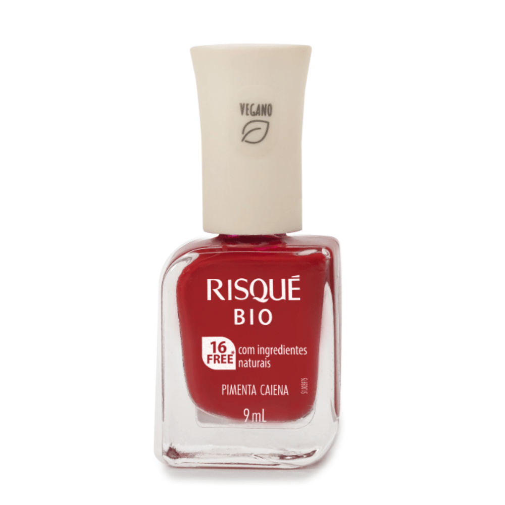 Esmalte Risqué Cremoso Bio 9ml Pimenta Caiena