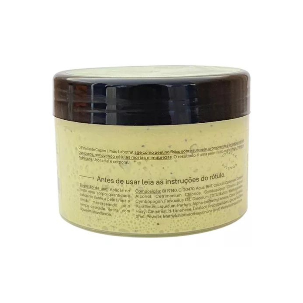 Creme Esfoliante Labotrat 300g Capim Limão