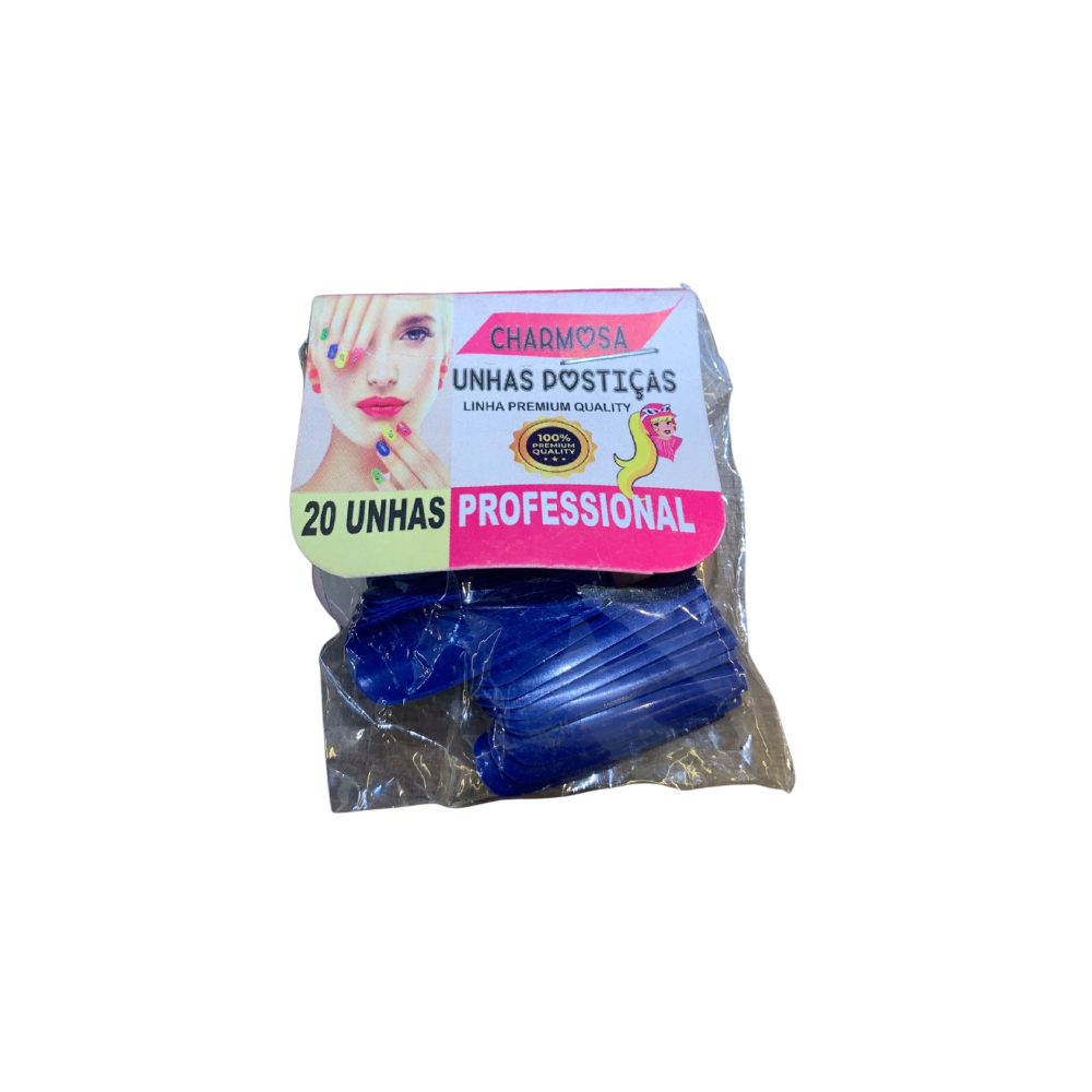 Unhas Postiças Premium Professional 20 Unidades Charmosa