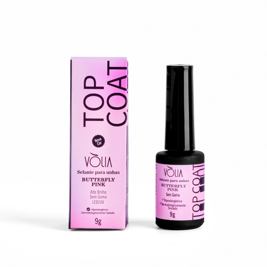 Top Coat Butterfly Pink Vòlia 9g