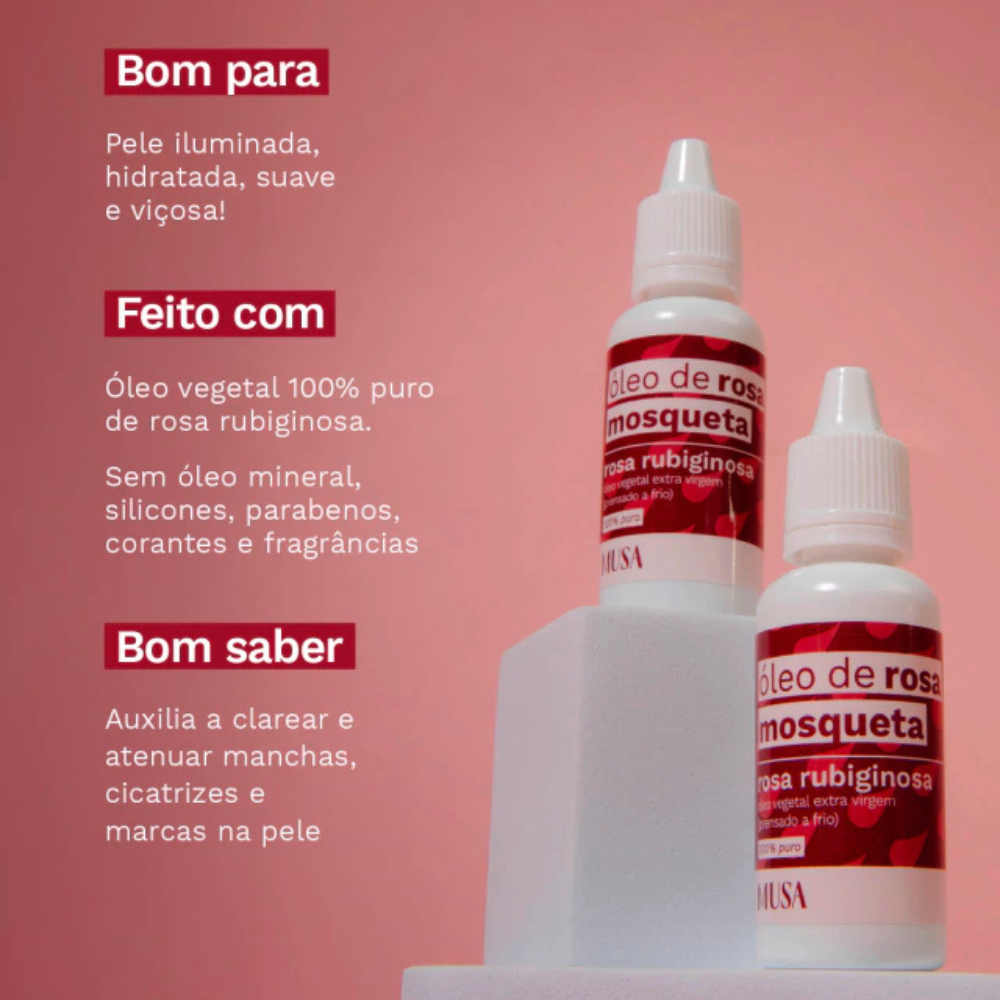 Óleo Puro De Rosa Mosqueta Musa 20ml