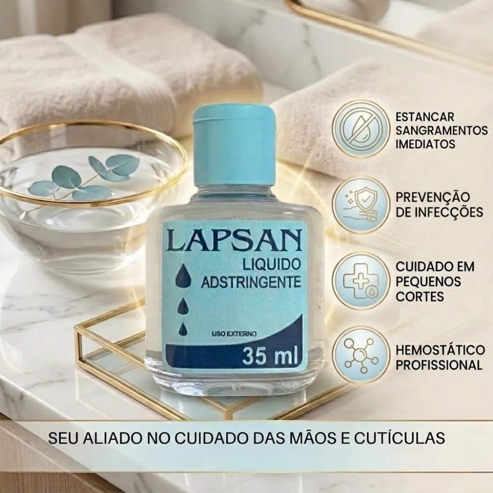 Pedra Hume Em Líquido Adstringente Lapsan 35ml