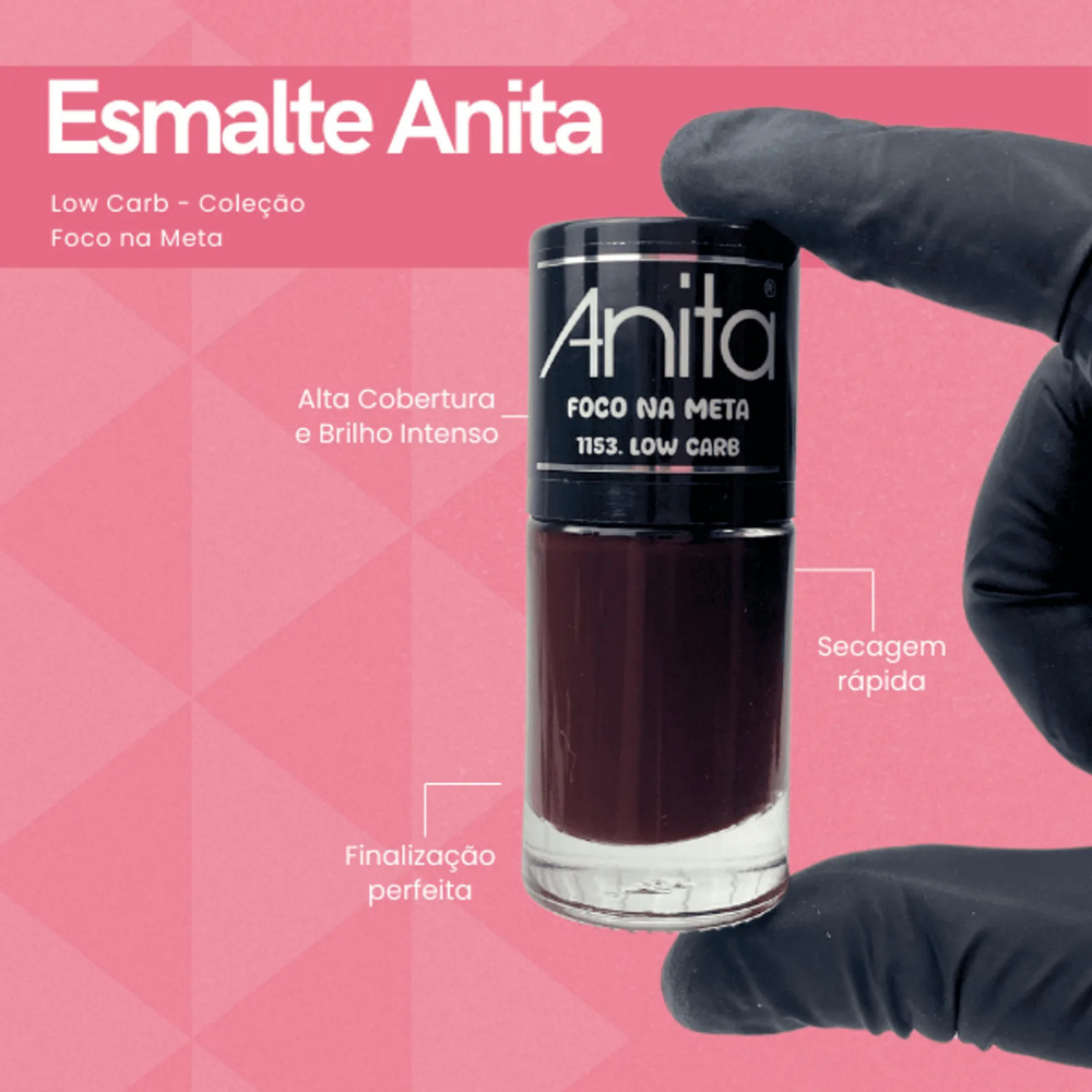 Esmalte Anita Foco Na Meta Low Carb 10ml