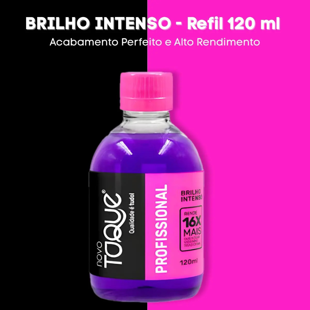 Refil Esmalte Novo Toque Profissional Brilho Intenso 120ml