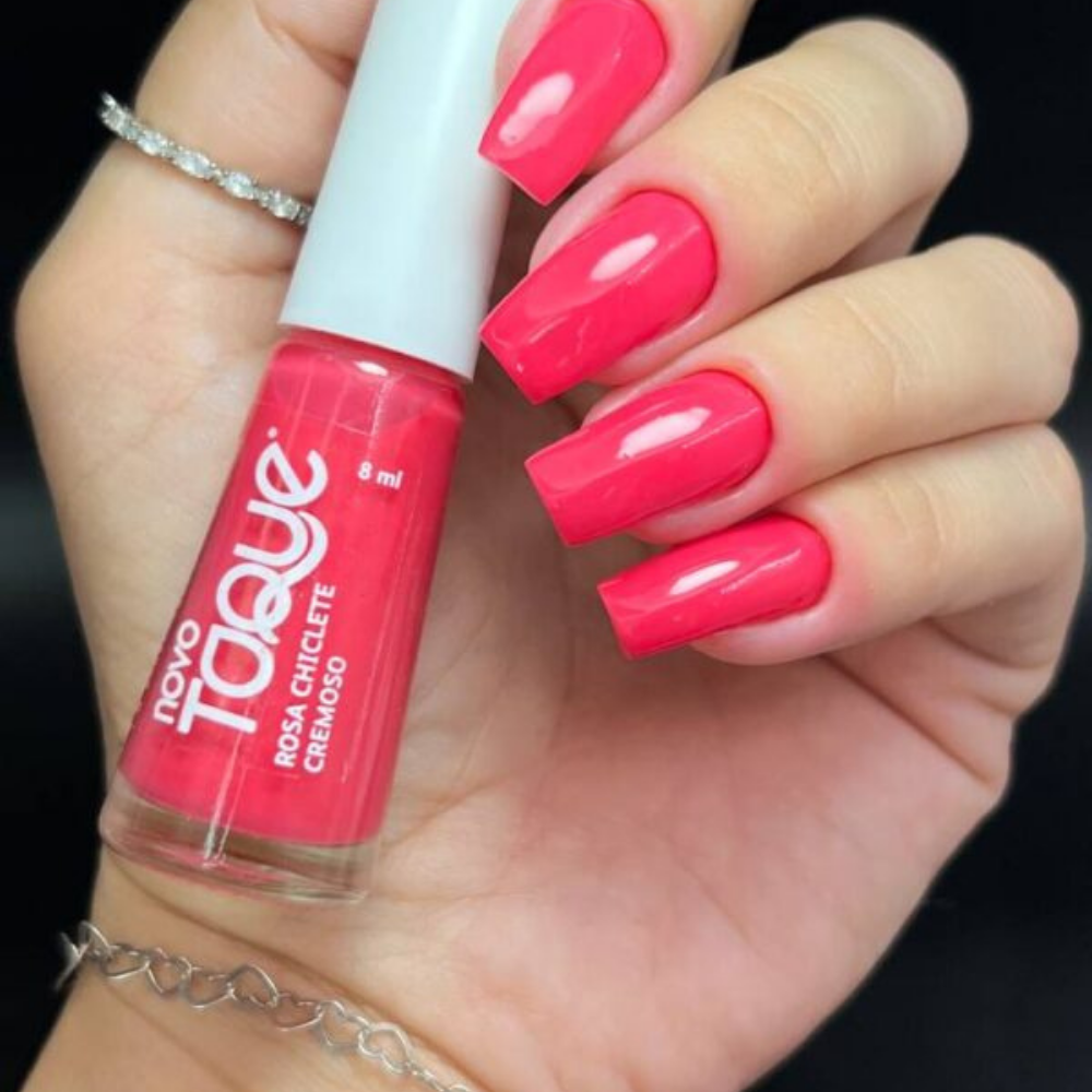 Esmalte Novo Toque Cremoso Rosa Chiclete 8ml