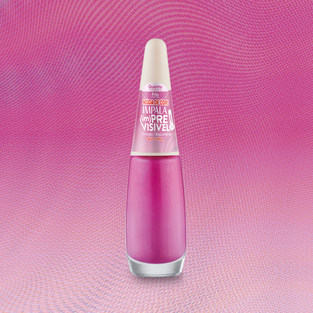 Esmalte Impala Duo Color Imprevisível Tímida Biscoiteira 8ml