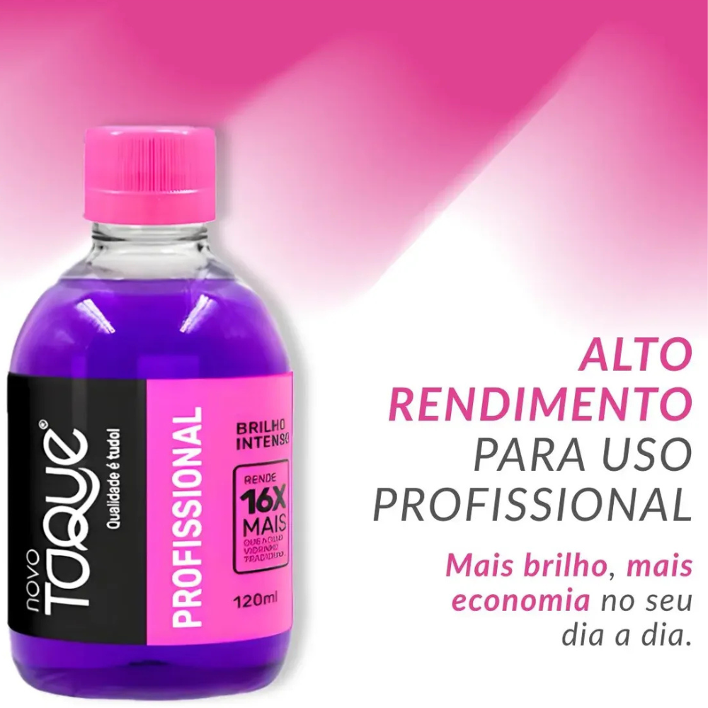 Refil Esmalte Novo Toque Profissional Brilho Intenso 120ml