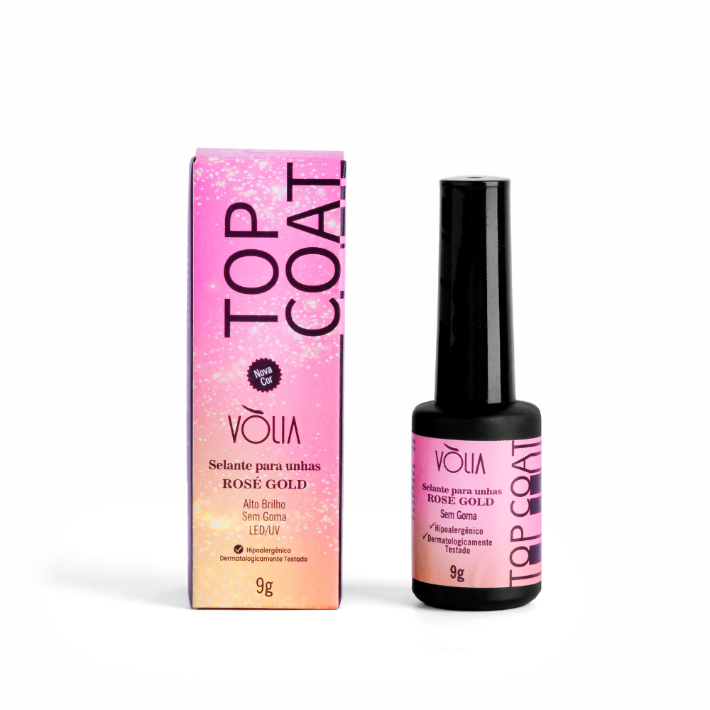 Top Coat Rosé Gold Vòlia 9g