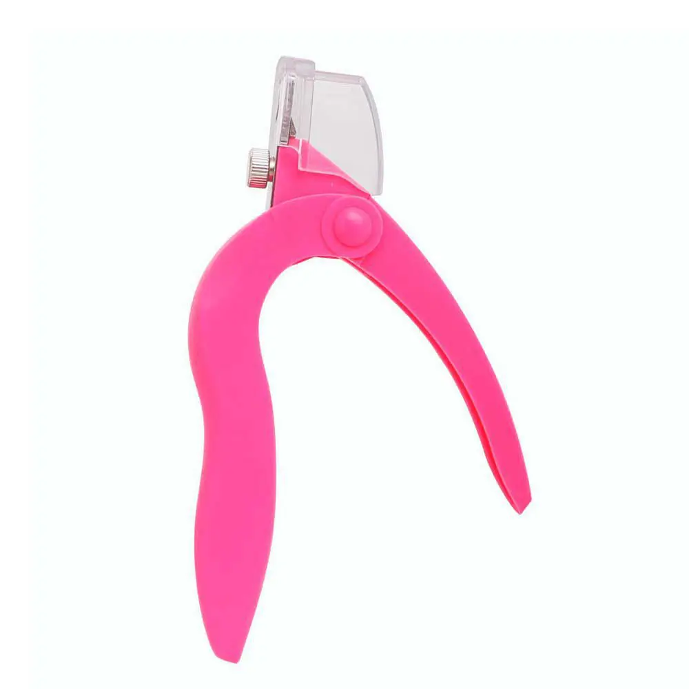 Alicate Cortador De Tips Corte Triplo - Rosa