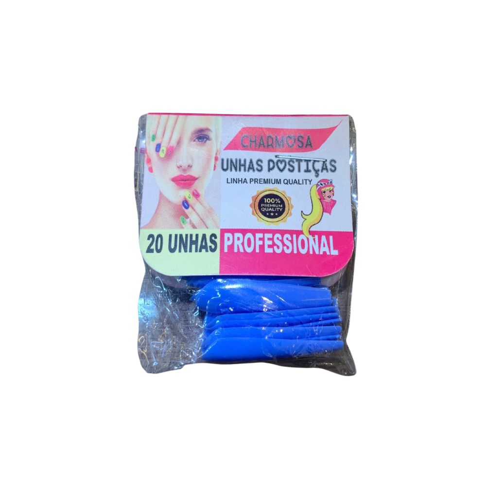 Unhas Postiças Premium Professional 20 Unidades Charmosa