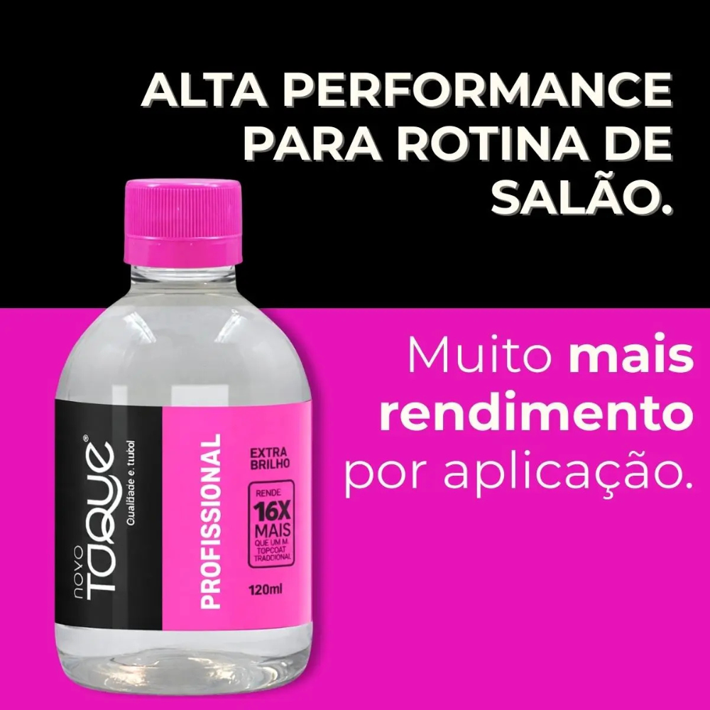 Refil Esmalte Novo Toque Tratamento Extra Brilho 120ml