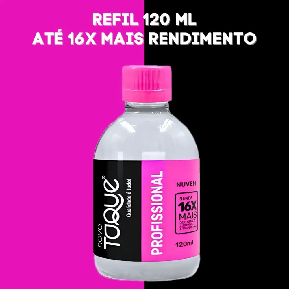 Refil Esmalte Novo Toque Transparente Nuvem 120ml