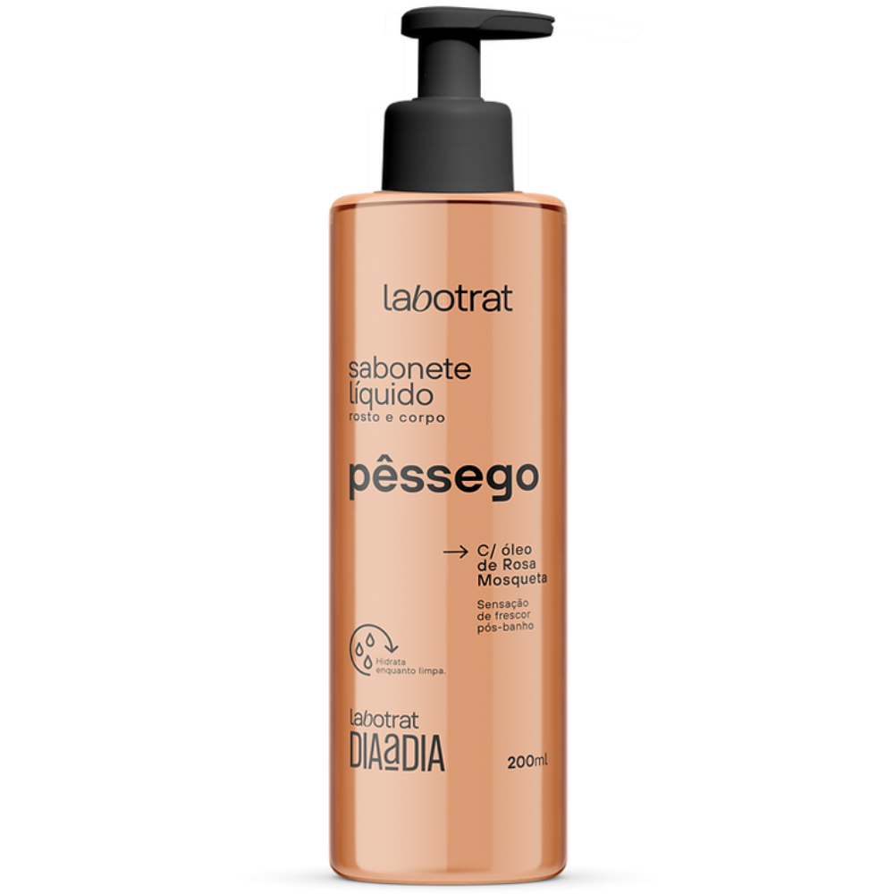 Sabonete Líquido Labotrat 190ml Pêssego