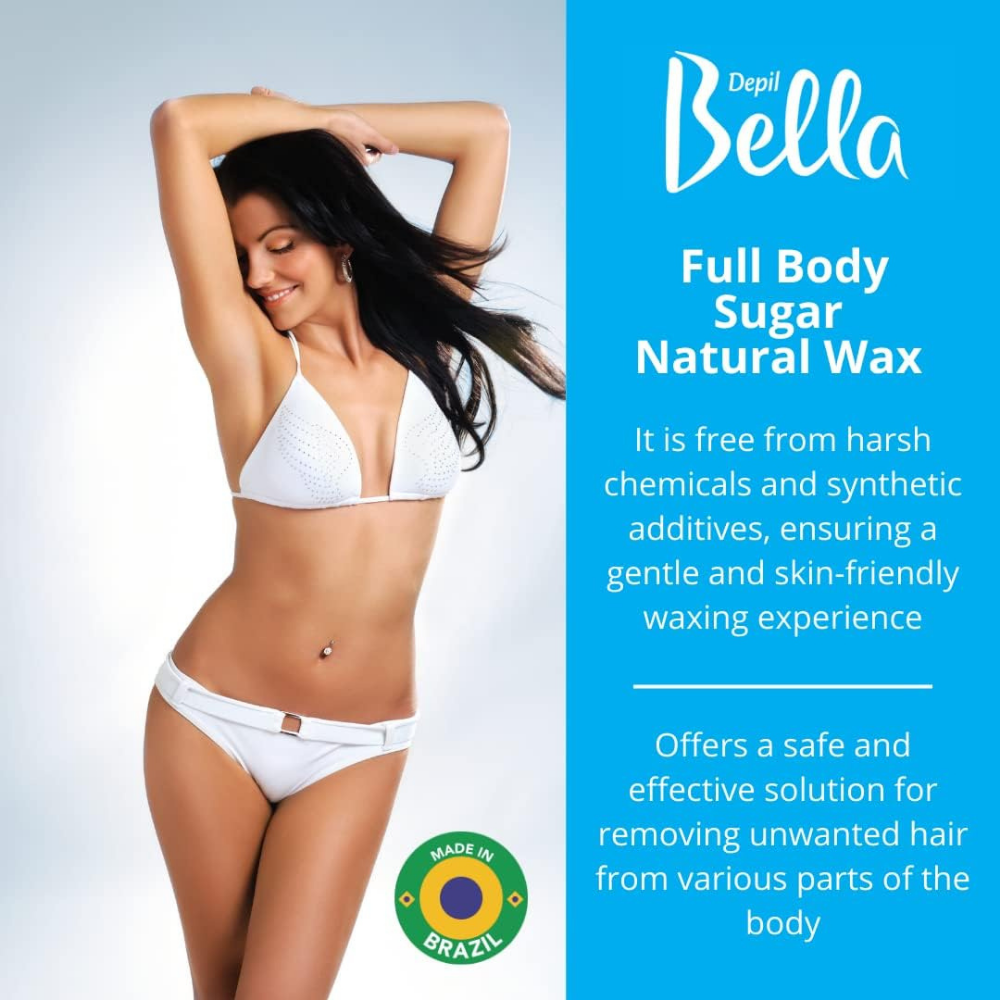 Cera Hidrossolúvel Natural Depil Bella 1,3kg