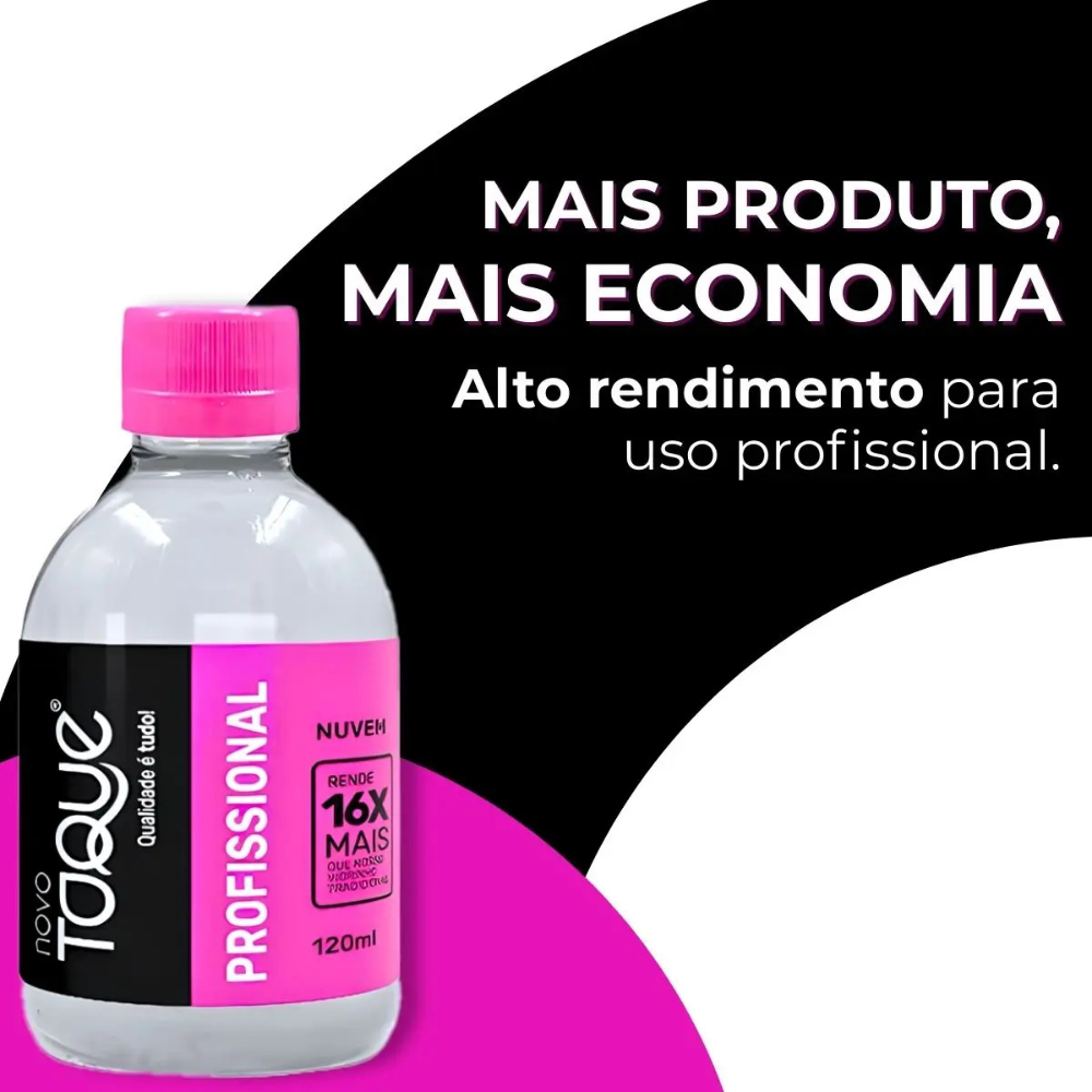 Refil Esmalte Novo Toque Transparente Nuvem 120ml