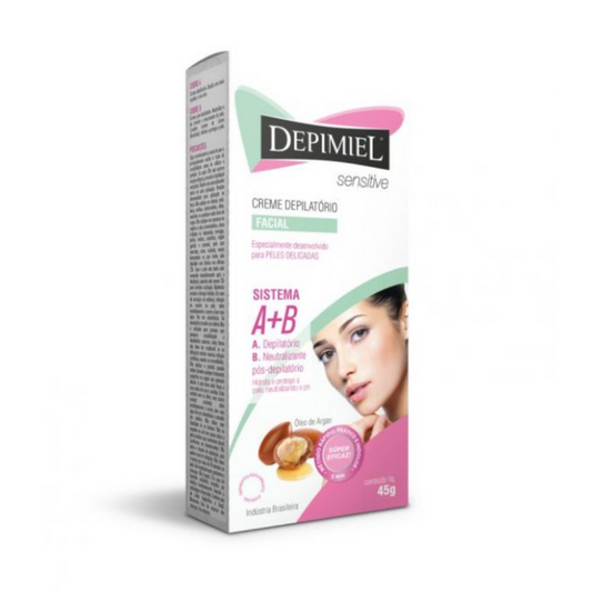 Creme Depilatório Para O Rosto Sensitive Depimiel 45g