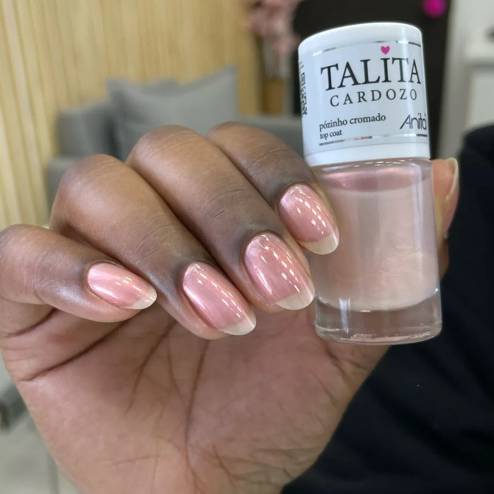 Top Coat Talita Cardozo By Anita Pózinho Cromado 10ml