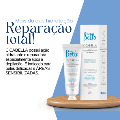 Creme Multirreparador Calmante Cicabella 20g Depil Bella