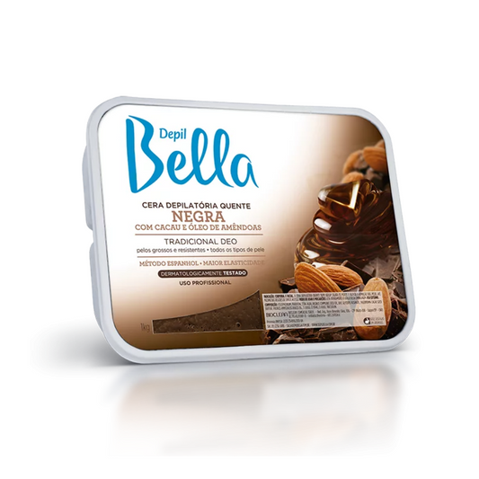 Cera Quente Em Barra Negra Deo Depil Bella 1kg