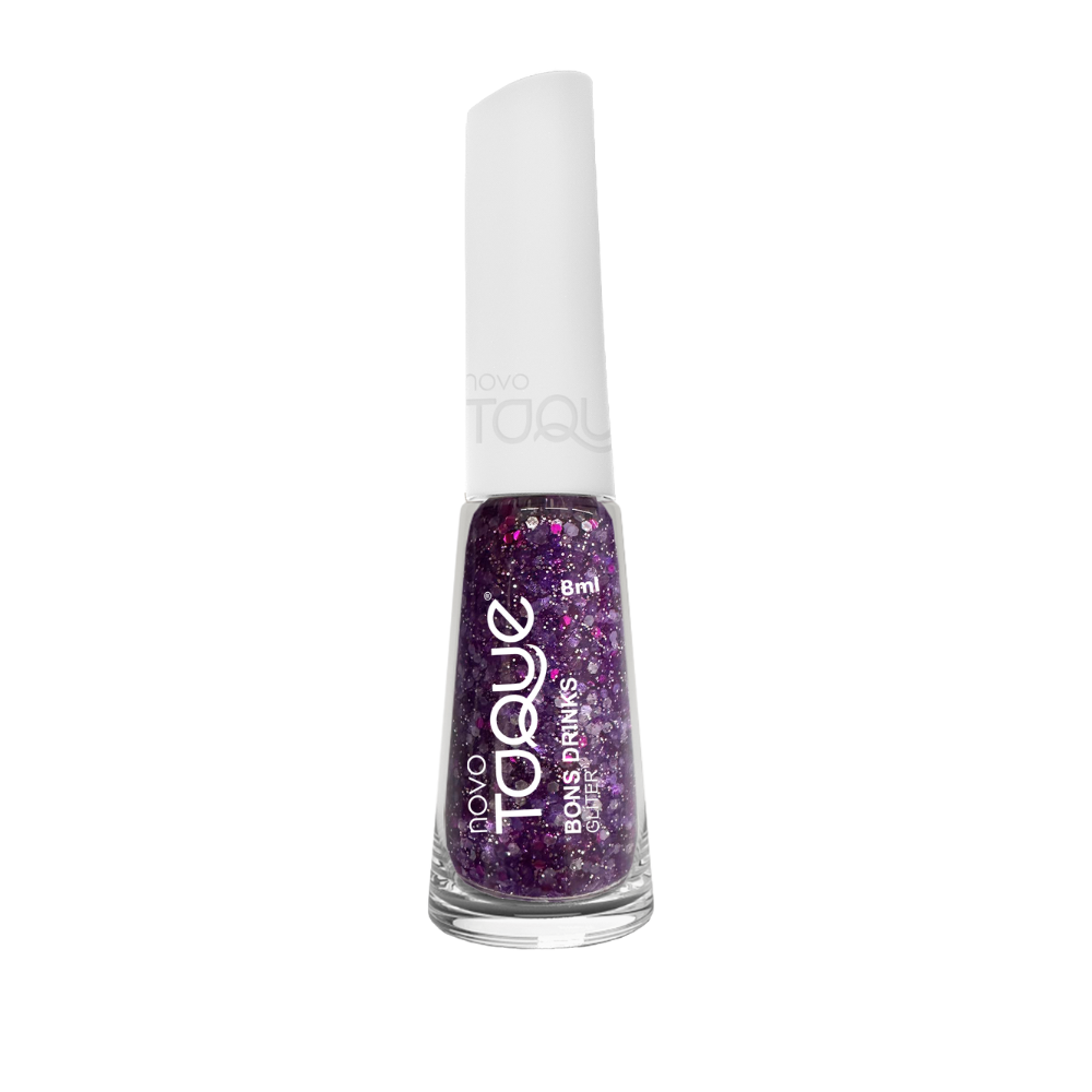 Esmalte Novo Toque Glitter Bons Drinks 8ml