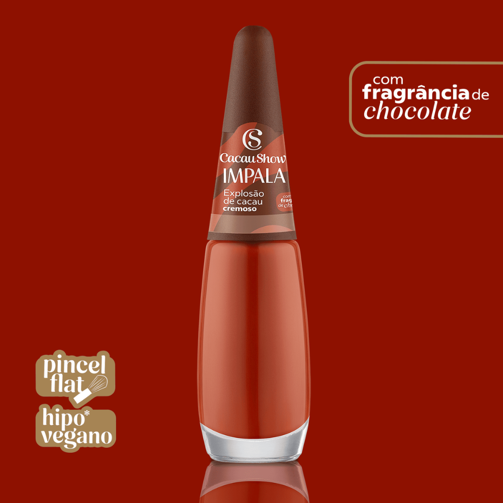 Esmalte Impala Cremoso Cacau Show Explosão De Cacau 7,5ml