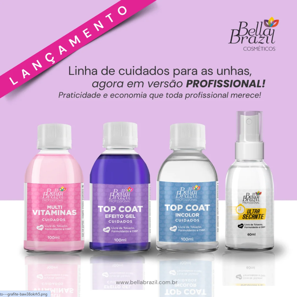 Esmalte Bella Brazil Profissional Base Multi Vitaminas 100ml