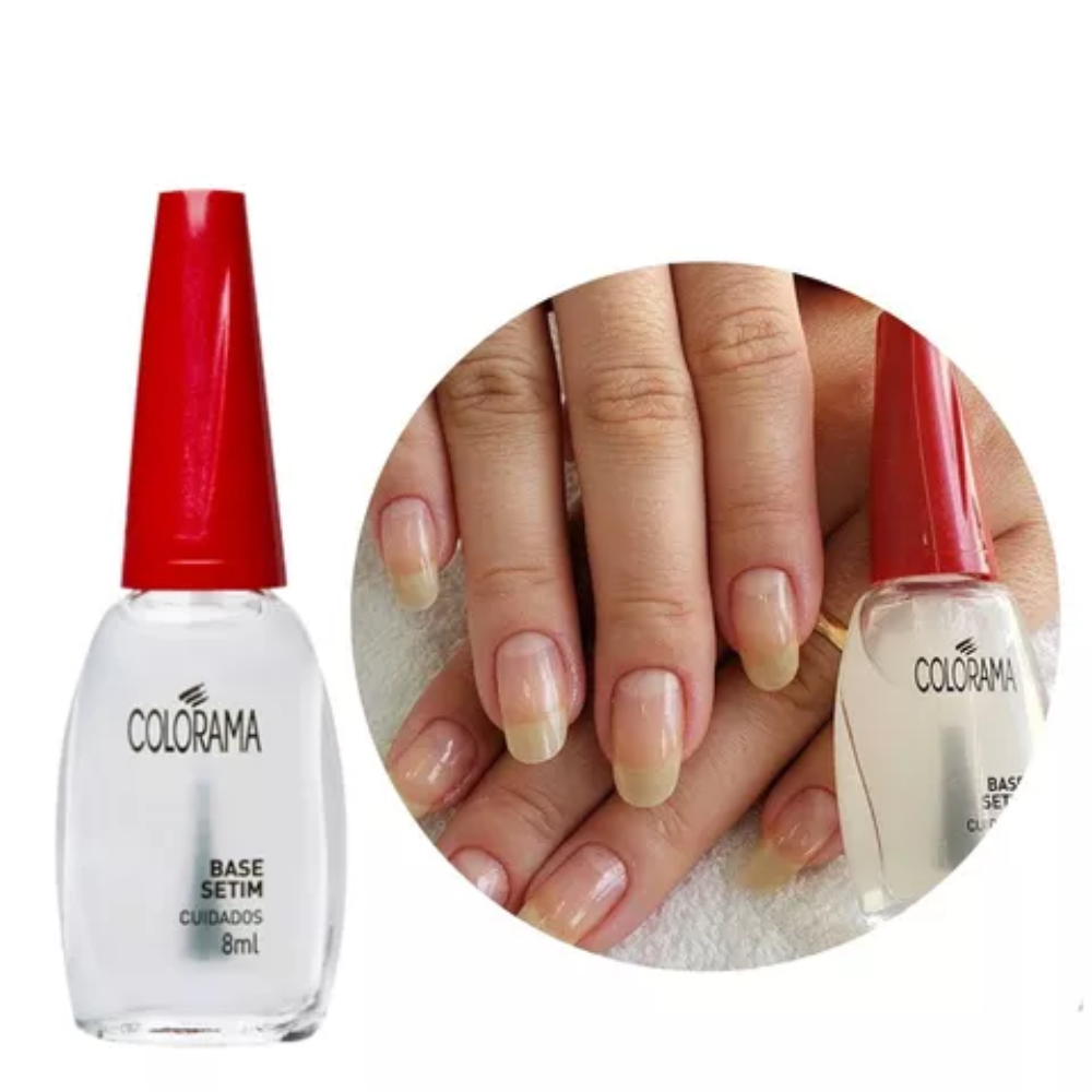 Esmalte Colorama Cuidados Base Setim 8ml