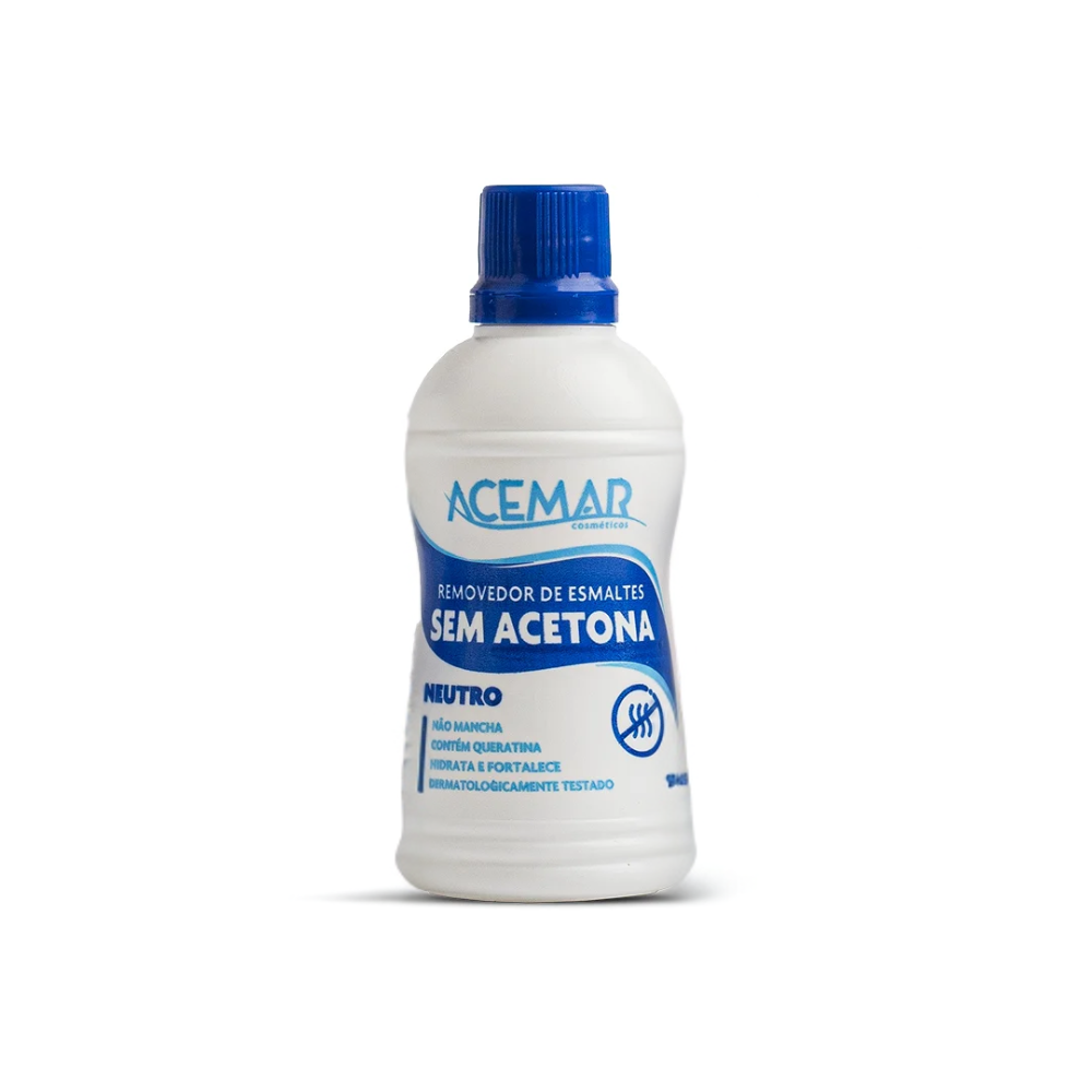 Removedor De Esmaltes Sem Acetona Neutro Acemar  90ml