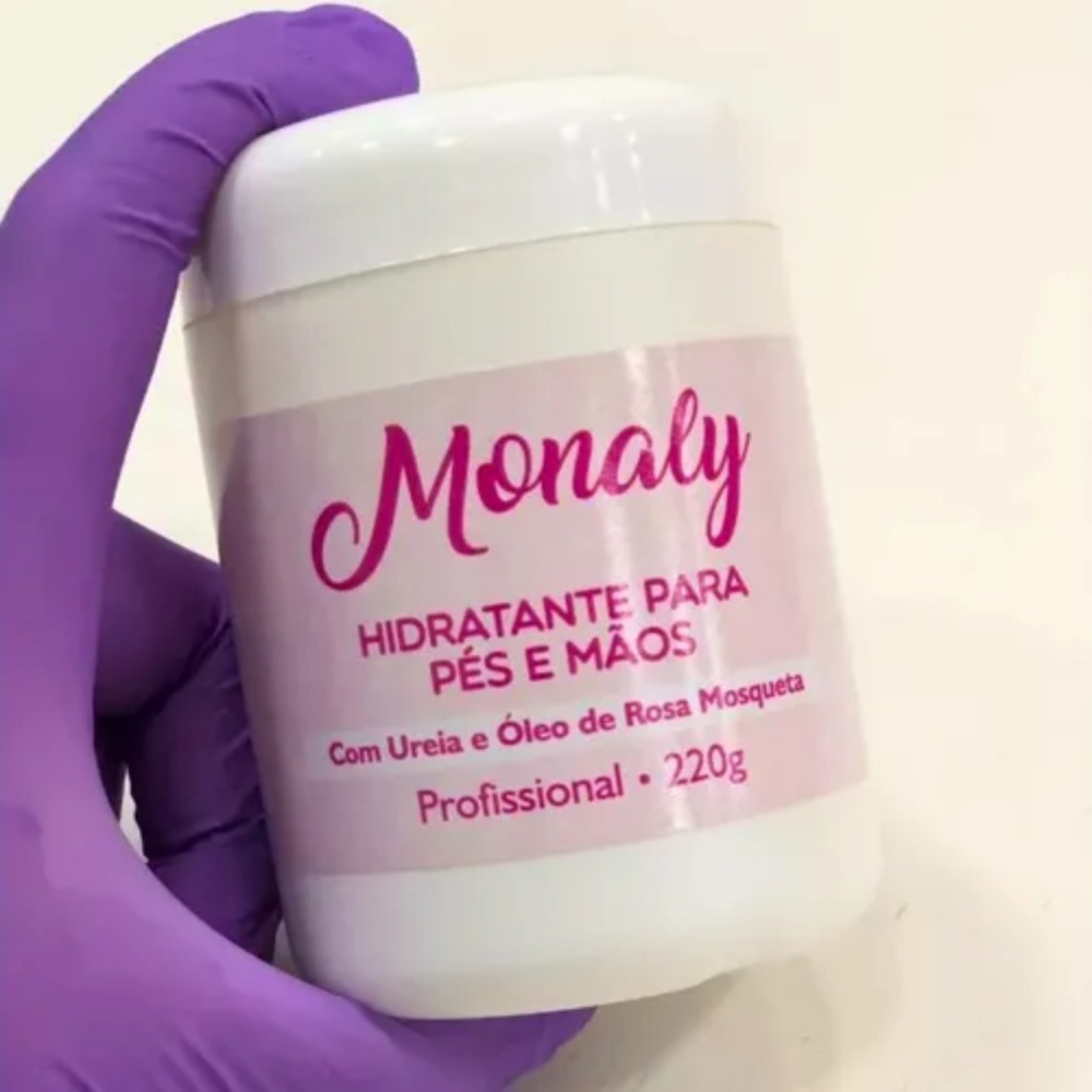 Creme Hidratante Pés E Mãos Monaly 220g