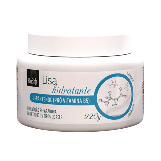 Creme Hidratante Corporal Com Pantenol Biosoft 220g