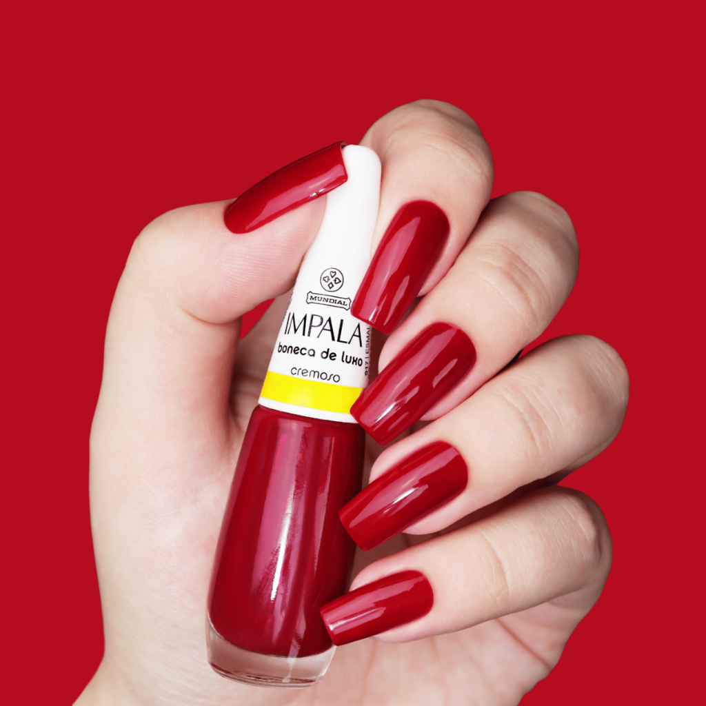 Esmalte Impala Cremoso Boneca De Luxo 7,5ml - Vermelho