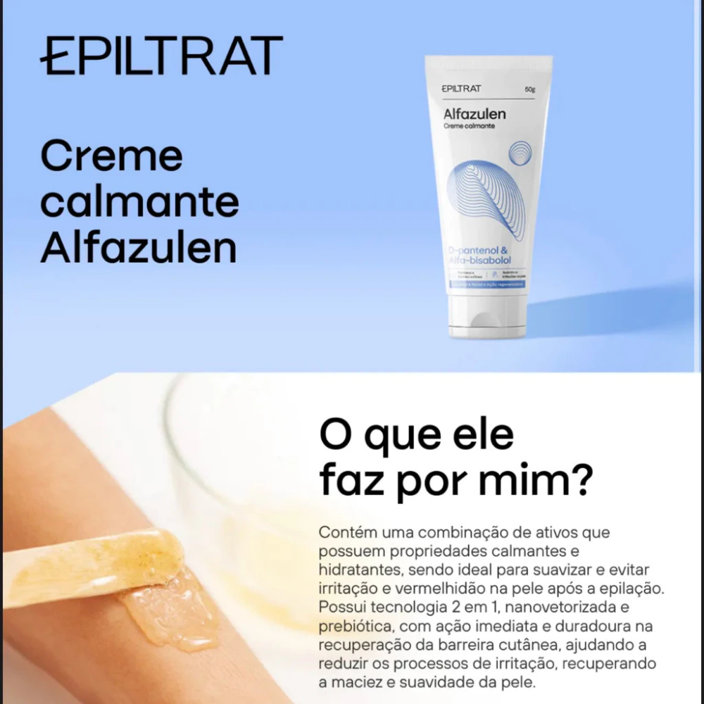 Creme Calmante Alfazulen Epiltrat Labotrat 50g