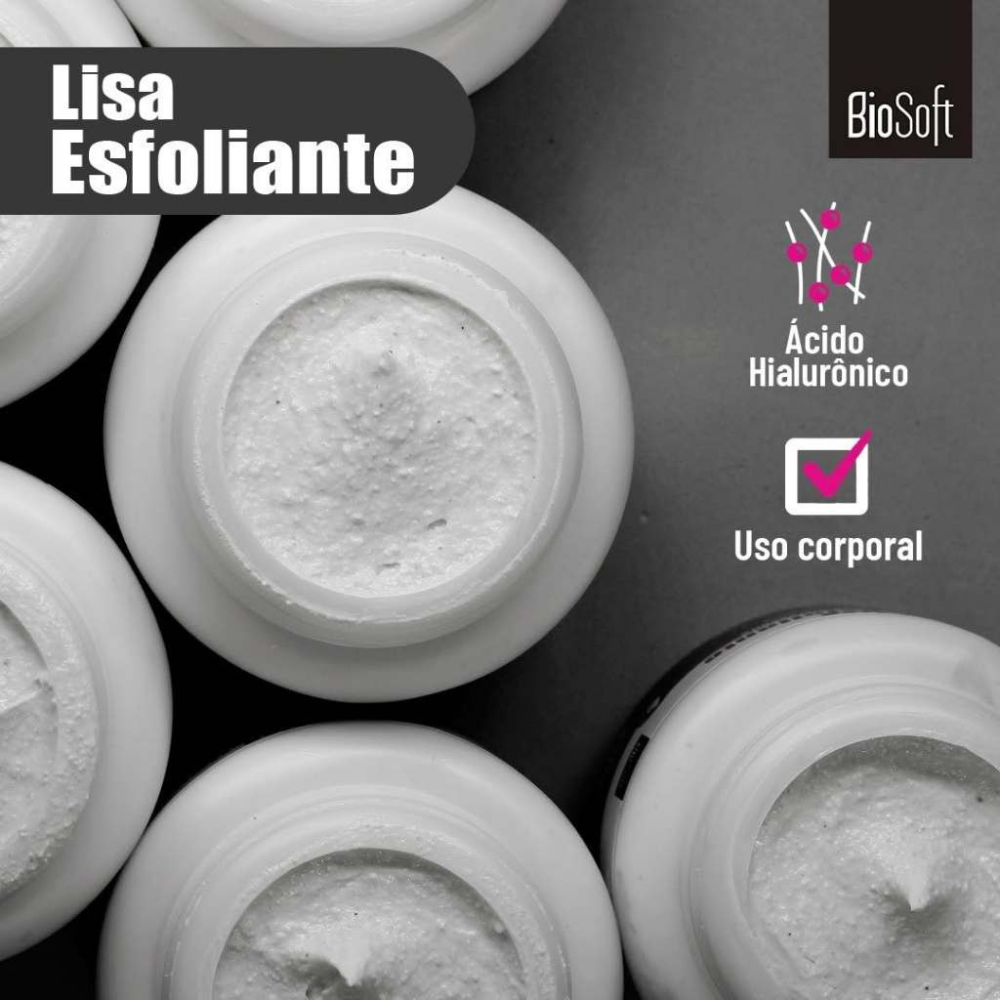 Creme Esfoliante Lisa Bio Soft 220g Ácido Hialurônico