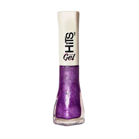 Esmalte Hits Perolado Efeito Gel Roxo Icônico 8ml