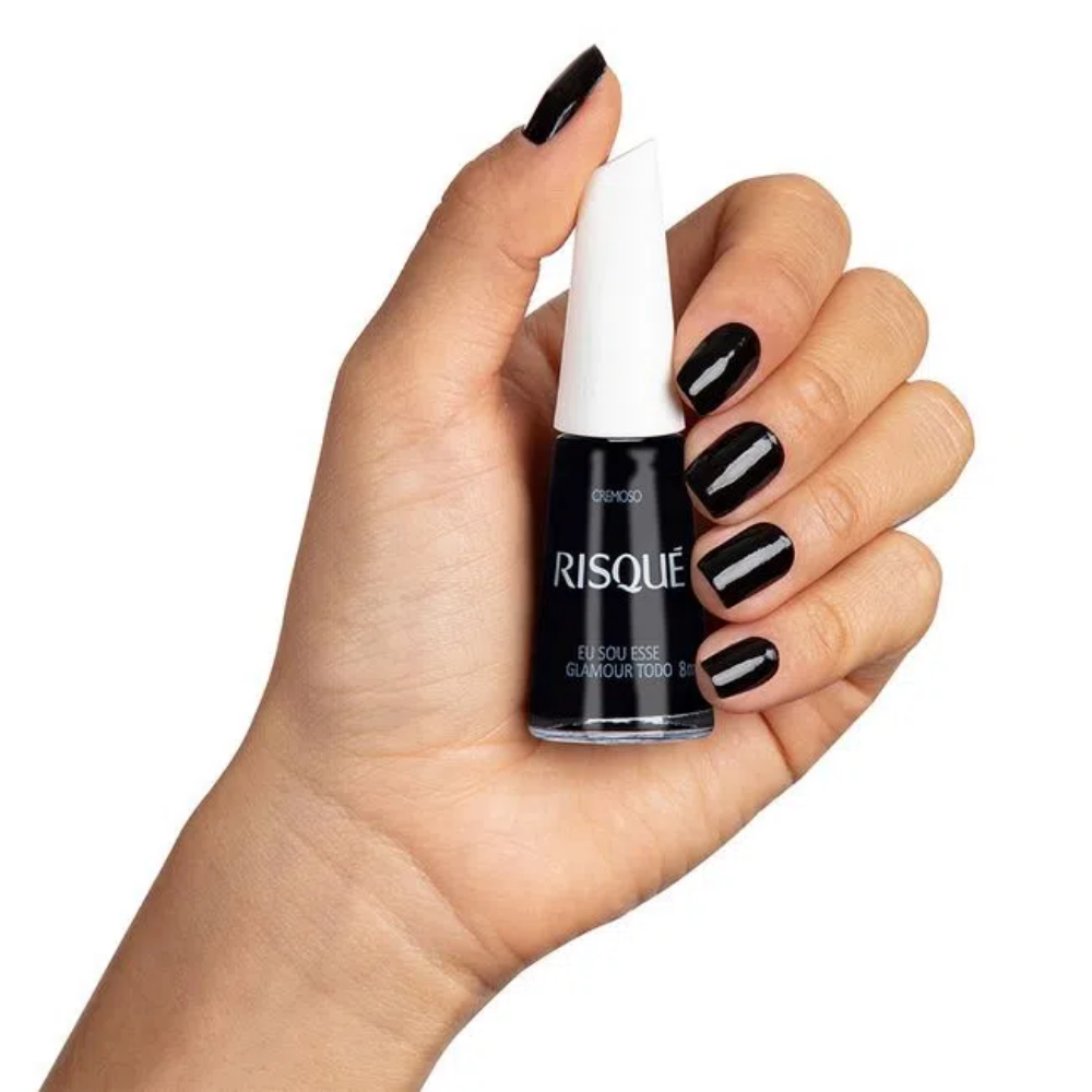 Esmalte Risqué Cremoso Eu Sou Esse Glamour Todo 8ml - Preto