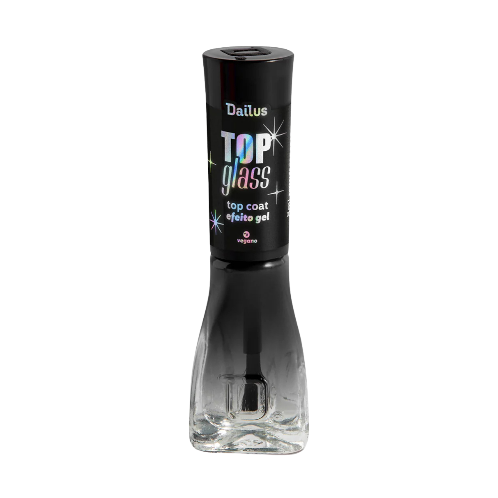 Top Coat Glass Dailus Efeito Gel 8ml
