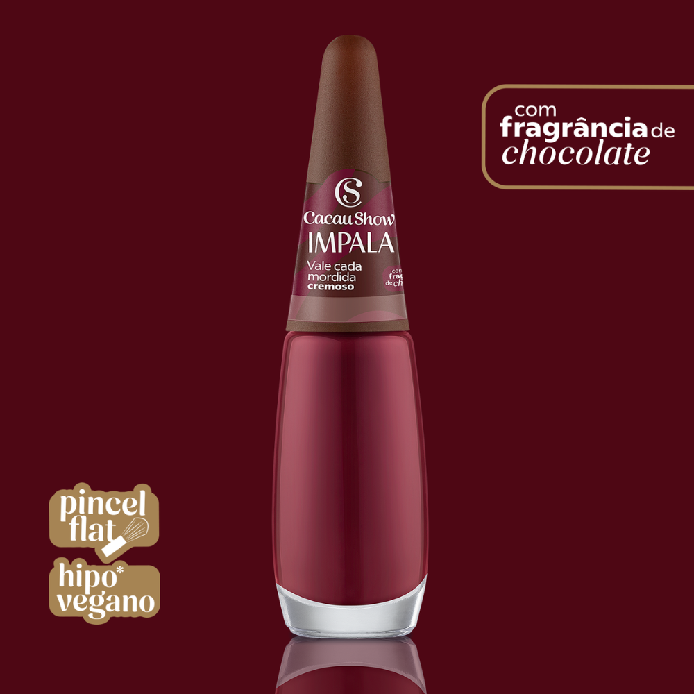Esmalte Impala Cremoso Cacau Show Vale Cada Mordida 7,5ml