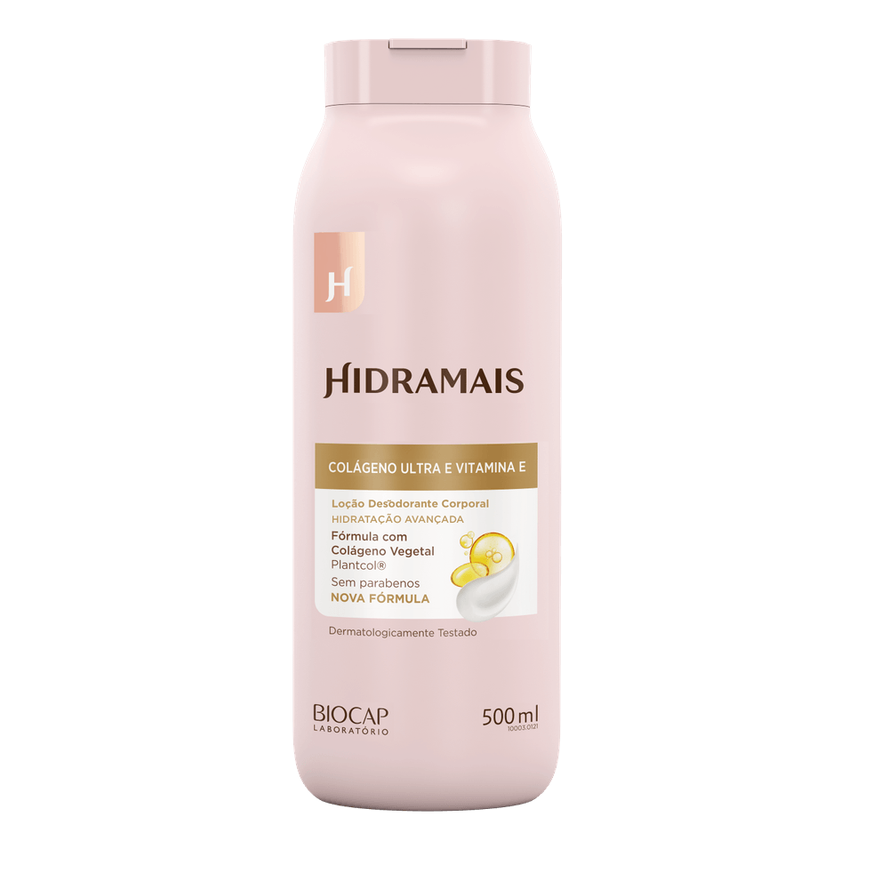 Loção Desodorante Corporal Colágeno E Vitamina E Hidramais 500ml