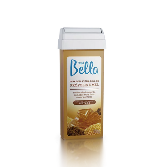 Refil Cera Depilatória Roll On Deo Própolis E Mel Depil Bella 100g