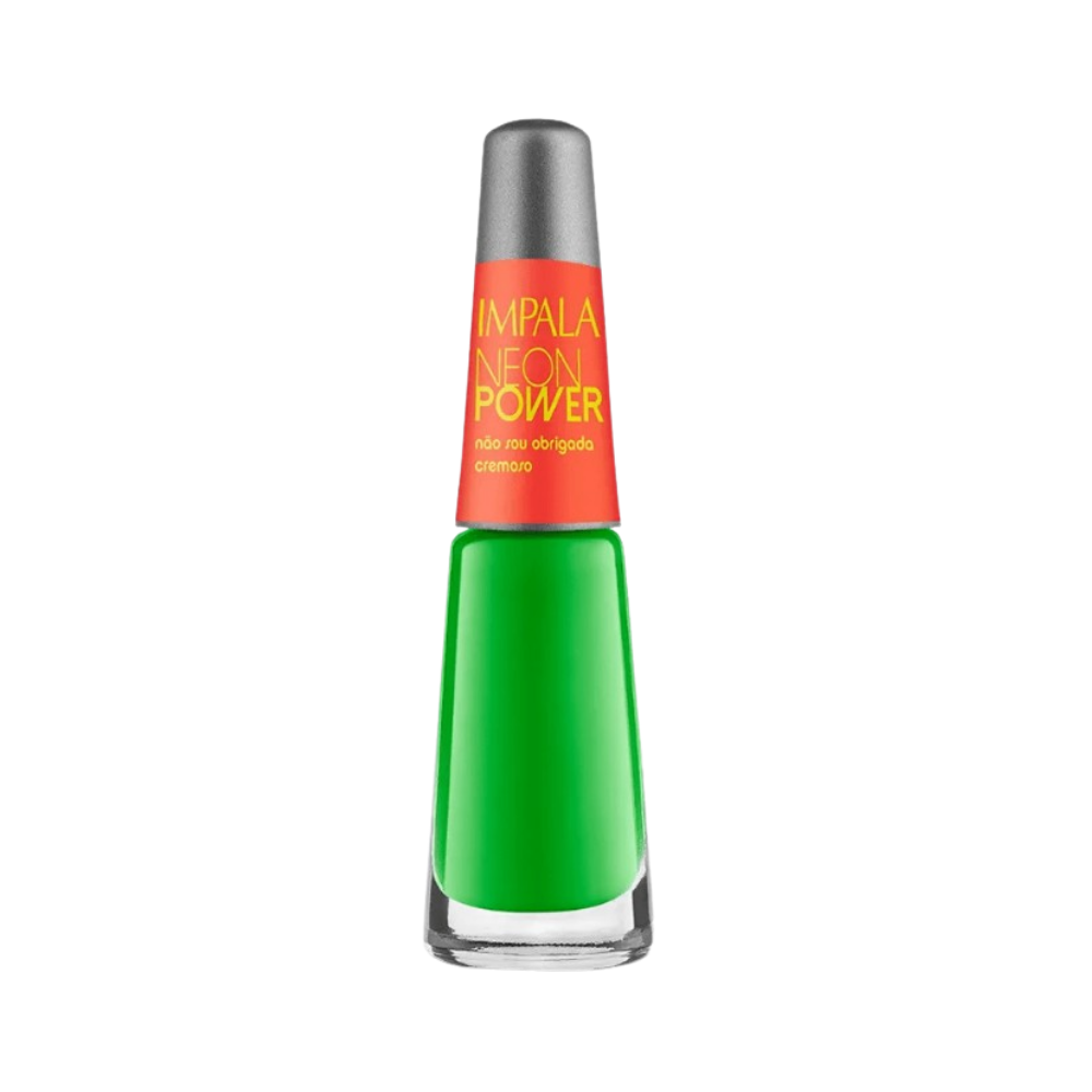 Esmalte Impala Cremoso Não Sou Obrigada 7,5ml - Verde - Neon Power