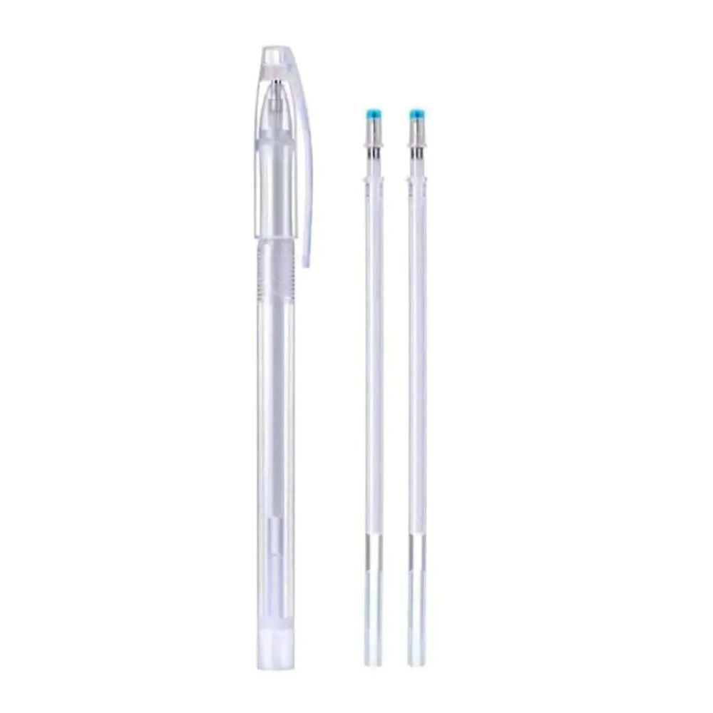 Caneta Em Gel Para Marcação De Sobrancelhas Com 2 Refis Branca