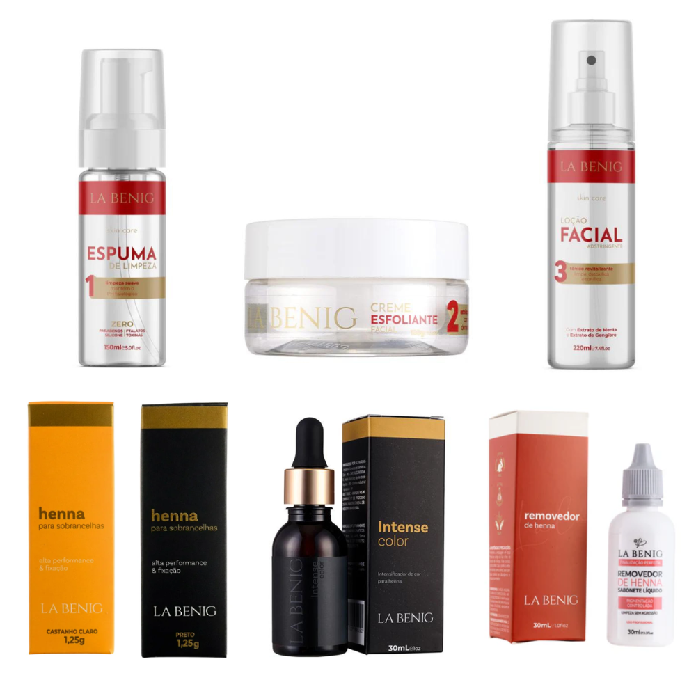 Kit Iniciante Para Sobrancelhas La Benig