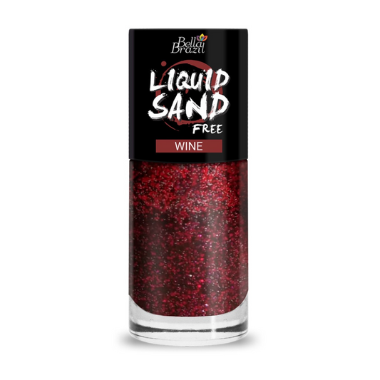 Esmalte Bella Brazil Liquid Sand 1315 Wine 9ml