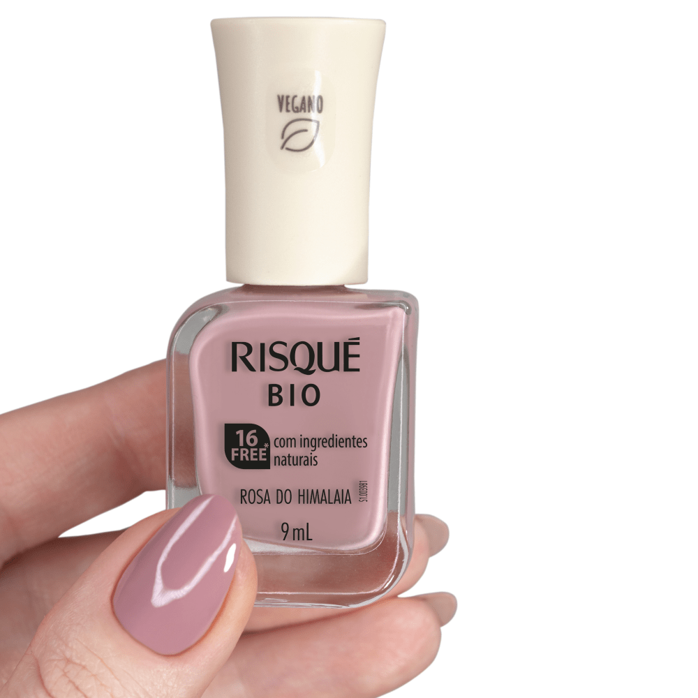 Esmalte Risqué Cremoso Bio 9ml Rosa Do Himalaia