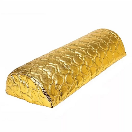 Apoio Almofada de Mão Dourado para Manicure
