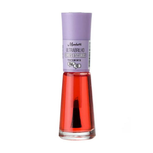 Esmalte Marchetti Tratamento Base Ultra Brilho Cores Escuras 8ml