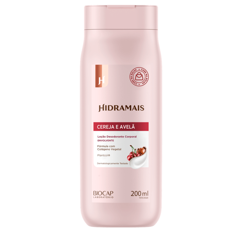Loção Desodorante Corporal Cereja E Avelã Hidramais 200ml
